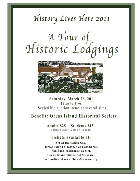 History Lives Here Hisoric Lodgings Tour poster
